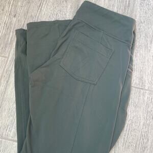 Athleta ankle zip leggings /olive green/size XXS